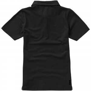 Markham short sleeve women's stretch polo, Anthracite (Polo shirt, 90-100% cotton)