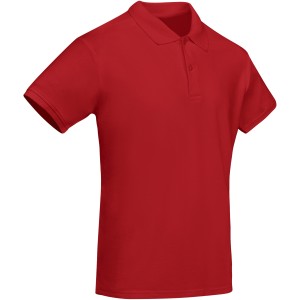Prince short sleeve men's polo, Red (Polo shirt, 90-100% cotton)