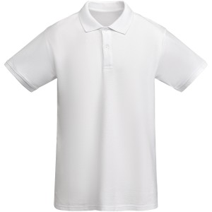 Prince short sleeve men's polo, White (Polo shirt, 90-100% cotton)