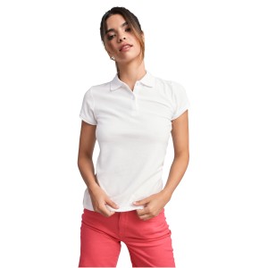 Prince short sleeve women's polo, Solid black (Polo shirt, 90-100% cotton)