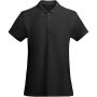 Prince short sleeve women's polo, Solid black