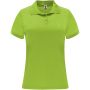 Monzha short sleeve women's sports polo, Lime / Green Lime