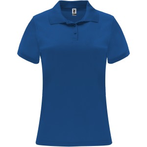 Monzha short sleeve women's sports polo, Royal (Polo short, mixed fiber, synthetic)
