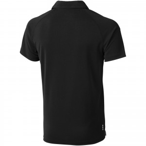 Ottawa short sleeve men's cool fit polo, solid black (Polo short, mixed fiber, synthetic)