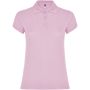 Star short sleeve women's polo, Light pink
