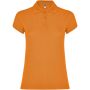 Star short sleeve women's polo, Orange