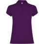 Star short sleeve women's polo, Purple