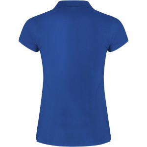 Star short sleeve women's polo, Royal (Polo short, mixed fiber, synthetic)
