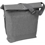 Poly canvas (600D) lady tote bag, grey (0934-03)