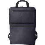 Polycanvas (300D) backpack Seth, black (967409-01)