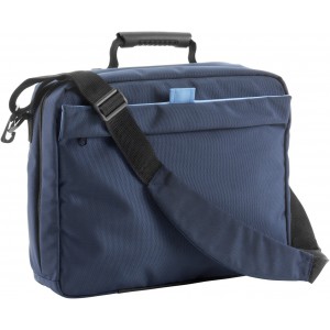 Polyester (1680D) laptop bag Lulu, blue (Laptop & Conference bags)