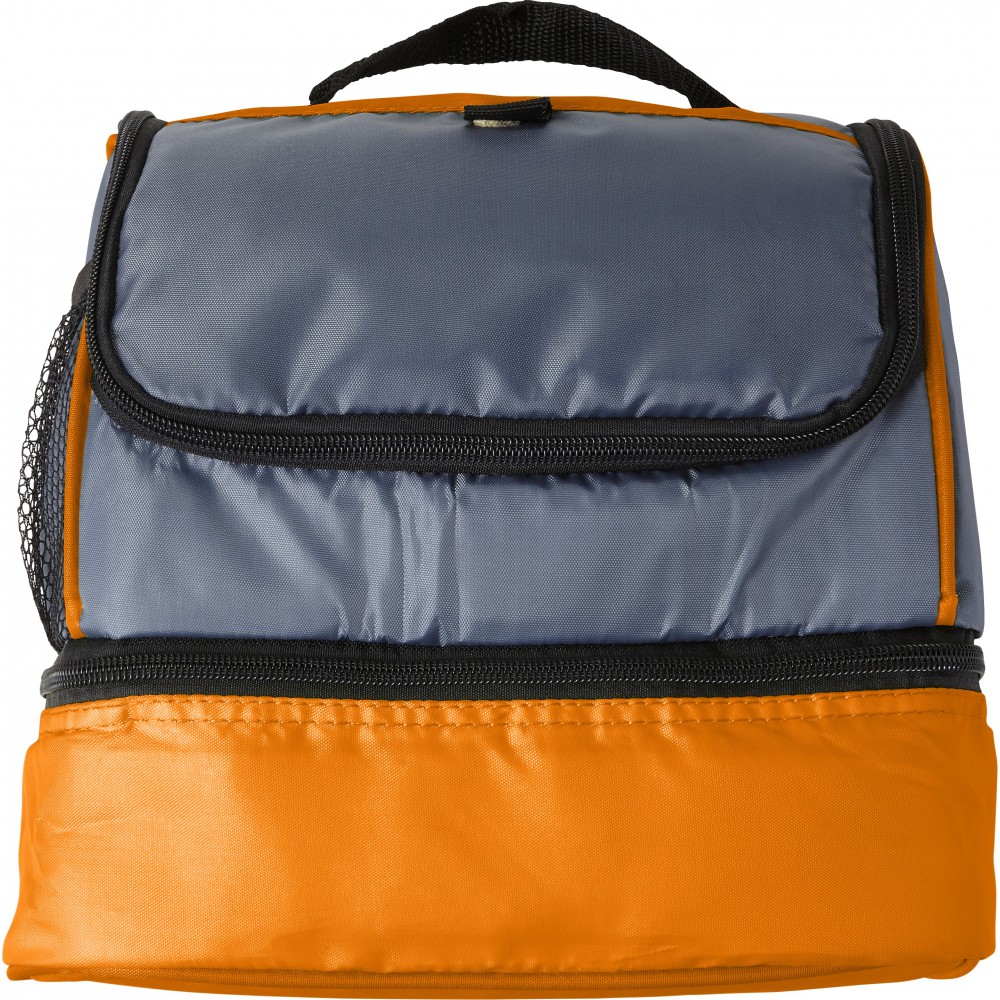 Polyester (210D) cooler bag, orange (Cooler bags) - Reklámajándék.hu Ltd.