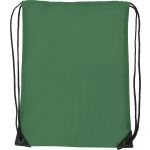 Polyester (210D) drawstring backpack Steffi, green (7097-04CD)