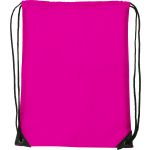 Polyester (210D) drawstring backpack Steffi, pink (7097-17CD)