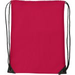 Polyester (210D) drawstring backpack Steffi, red (7097-08CD)