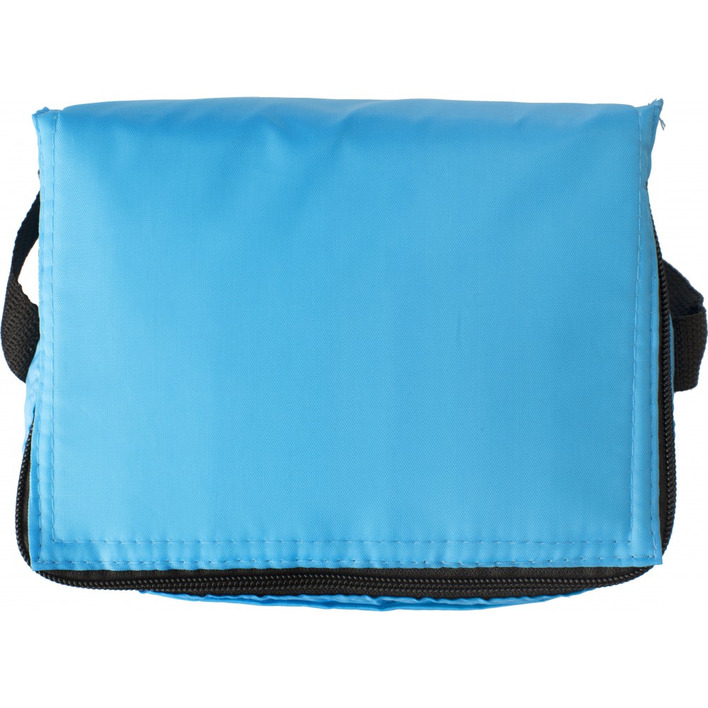 Printed Polyester (210D) rectangular cooler bag, light blue (Cooler bags)