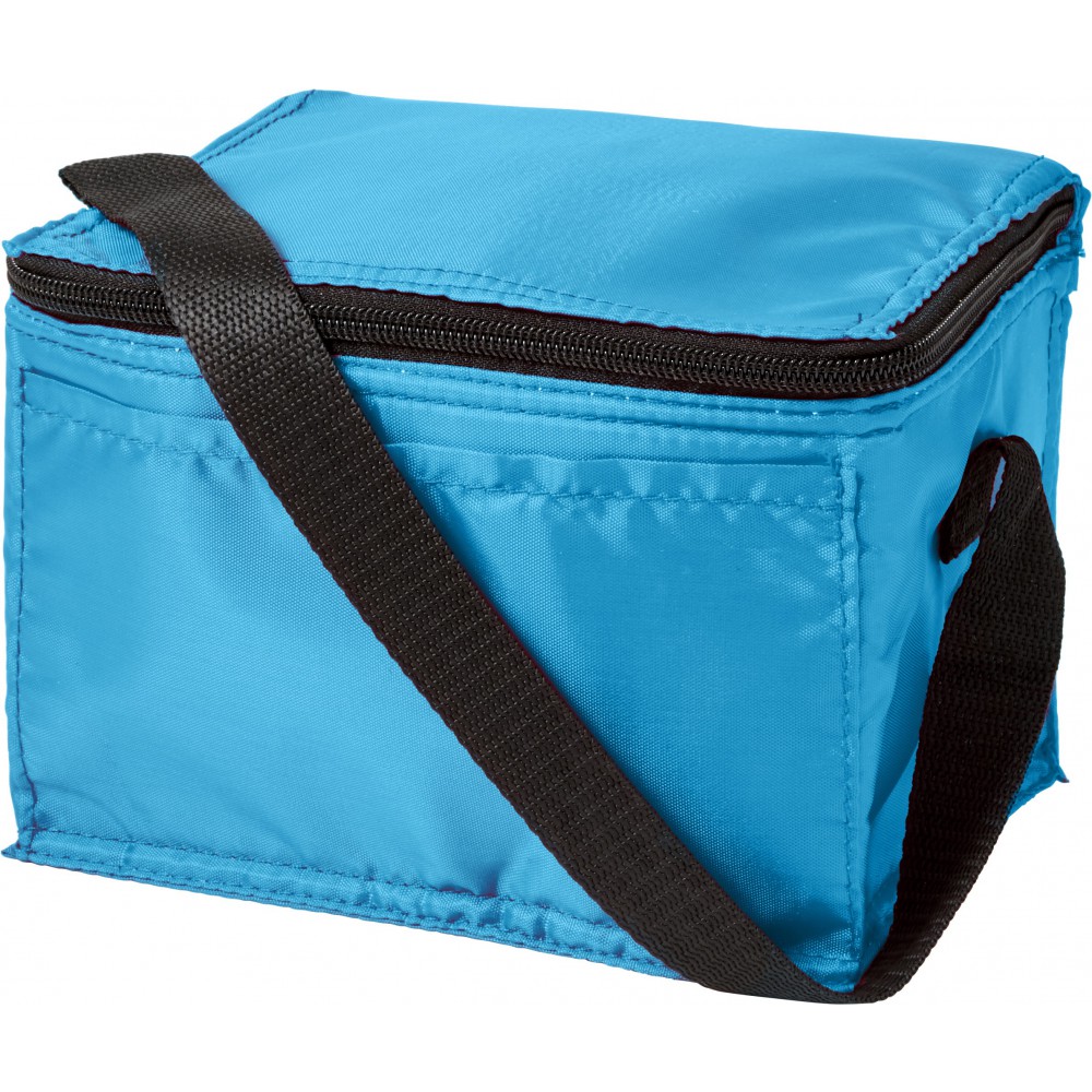 Printed Polyester (210D) rectangular cooler bag, light blue (Cooler bags)