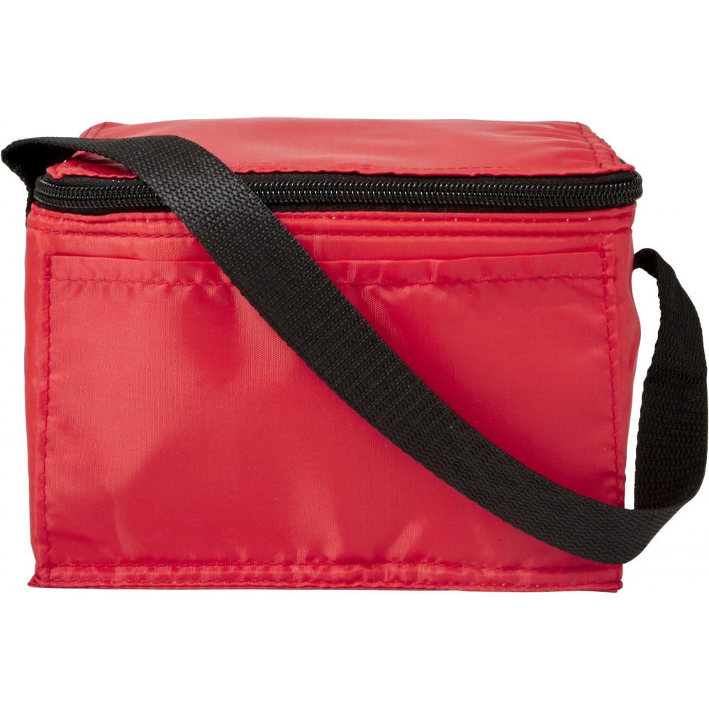 Printed Polyester (210D) rectangular cooler bag, red (Cooler bags)