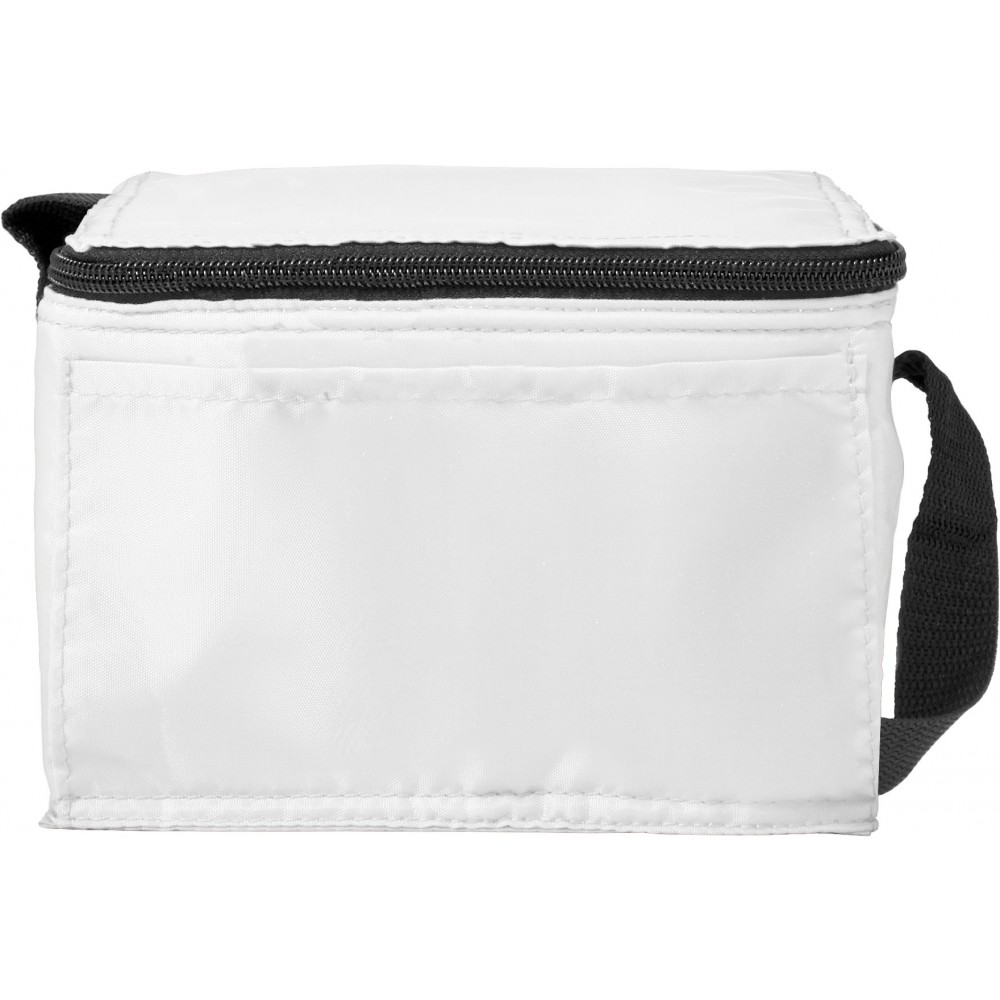 Polyester (210D) rectangular cooler bag, white (Cooler bags
