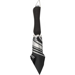 Polyester (210T) umbrella Melisande, black/silver (Umbrellas)