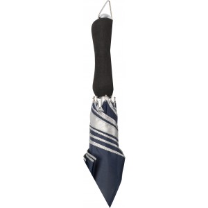 Polyester (210T) umbrella Melisande, blue/silver (Umbrellas)