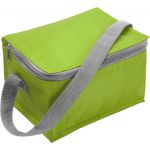 Polyester (420D) cooler bag Cleo, light green (3604-29)
