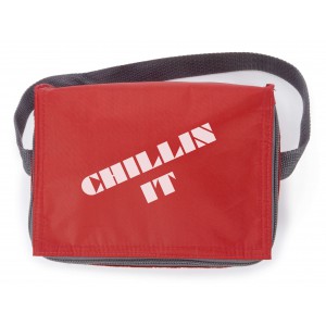 Polyester (420D) cooler bag Cleo, red (Cooler bags)