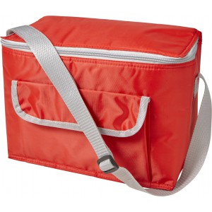 Polyester (420D) cooler bag Nikki, red (Cooler bags)