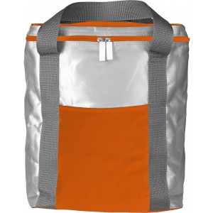 Polyester (420D) cooler bag Theon, orange (Cooler bags)