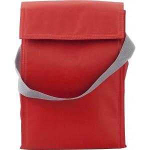 Polyester (420D) cooler/lunch bag Sarah, red (Cooler bags)