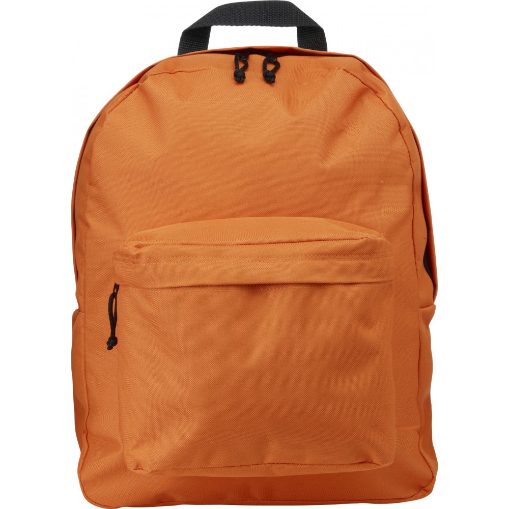 Polyester (600D) backpack, orange (Backpacks) - Reklámajándék.hu Ltd.