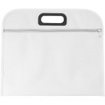 Polyester (600D) conference bag Violette, white (6451-02)