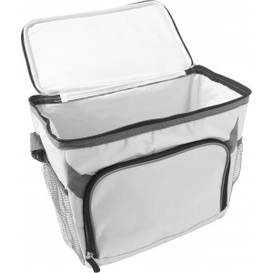 Polyester (600D) cooler bag Lance, white (Cooler bags)