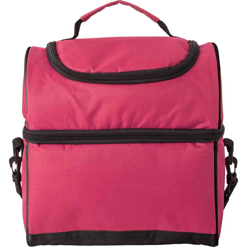 Polyester (600D) cooler bag, Red (Cooler bags) Reklámajándék.hu Ltd.