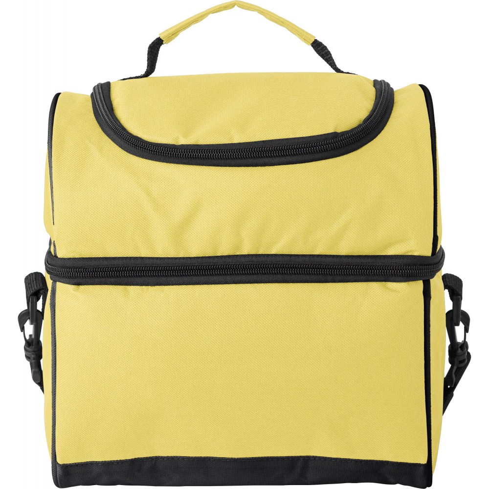 Printed Polyester (600D) cooler bag, Yellow (Cooler bags)