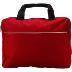 Polyester (600D) document bag, red (6141-08)