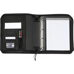 Polyester (600D) folder Coco, black (Folders)