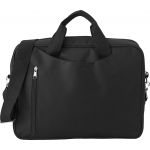 Polyester (600D) laptop bag Valerie, black (3560-01)