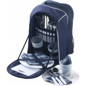 Polyester (600D) picnic rucksack Neo, blue (Picnic, camping, grill)