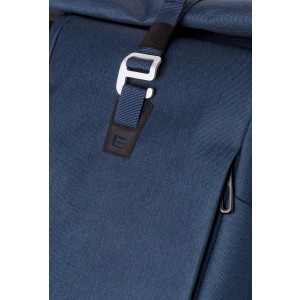 Polyester (600D) rolltop backpack Oberon, Blue (Backpacks)