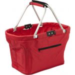 Polyester (600D) shopping bag Nadine, red (6304-08CD)