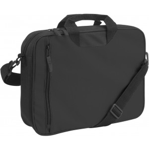 Polyester (600D) shoulder bag, black (Laptop & Conference bags)