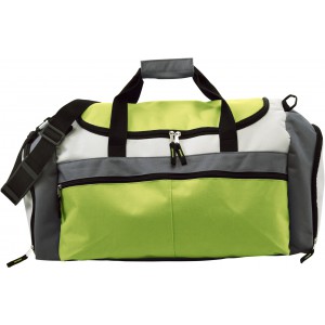 Polyester (600D) sports bag, lime (Travel bags)