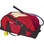 Polyester (600D) sports/travel bag, red (5688-08CD)