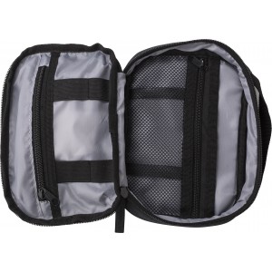 Polyester (600D) travel pouch Jace, anthracite (Laptop & Conference bags)