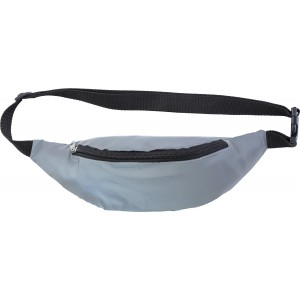 Polyester reflective wait bag Jocelyn, silver (Waist bags)