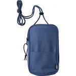 Polyester RPET (600D) cross shoulder bag Gracelyn, blue (1014892-05)