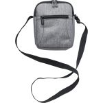 Polyester shoulder bag, grey (709506-03)