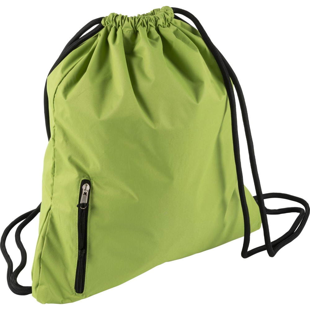 green travel backpack