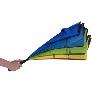 Pongee (190T) umbrella Daria, custom/multicolor (Umbrellas)